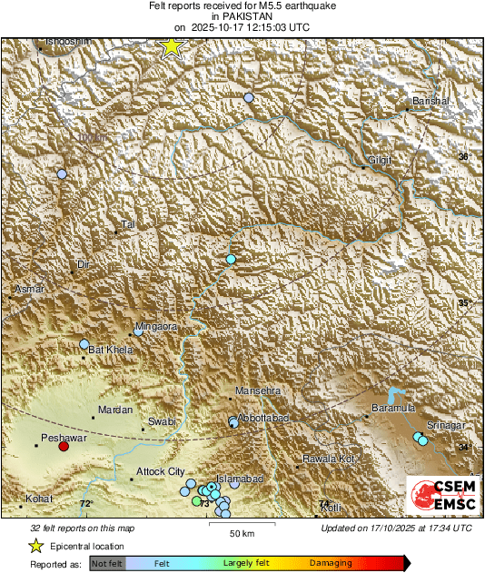 intensity map
