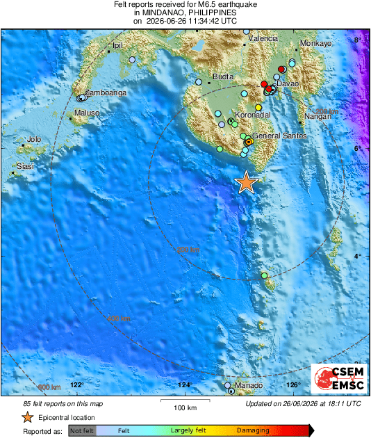 intensity map